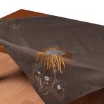 Καρέ 5126 (85cm x 85cm) καφέ SilkFashion