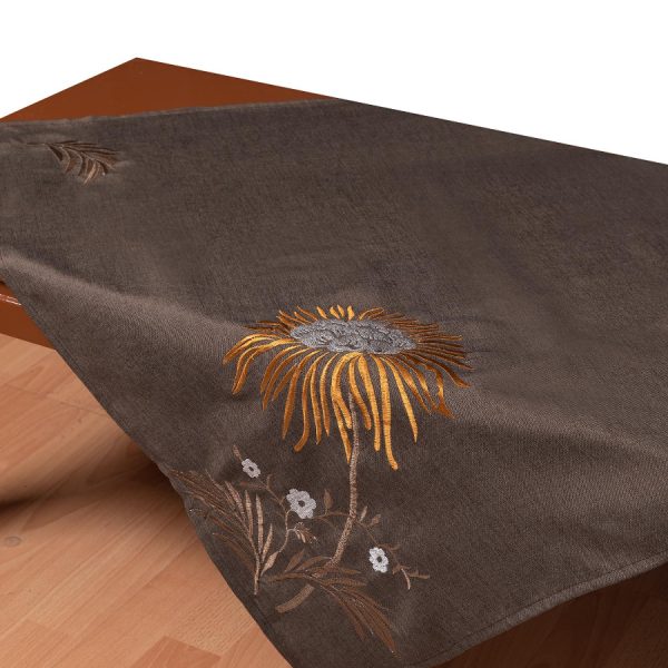 Καρέ 5126 (85cm x 85cm) καφέ SilkFashion