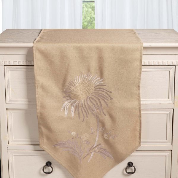 Τραβέρσα 5126 (45cm x 170cm) μπέζ SilkFashion