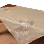 Τραπεζοκαρέ 5126 (130cm x 130cm) μπέζ SilkFashion