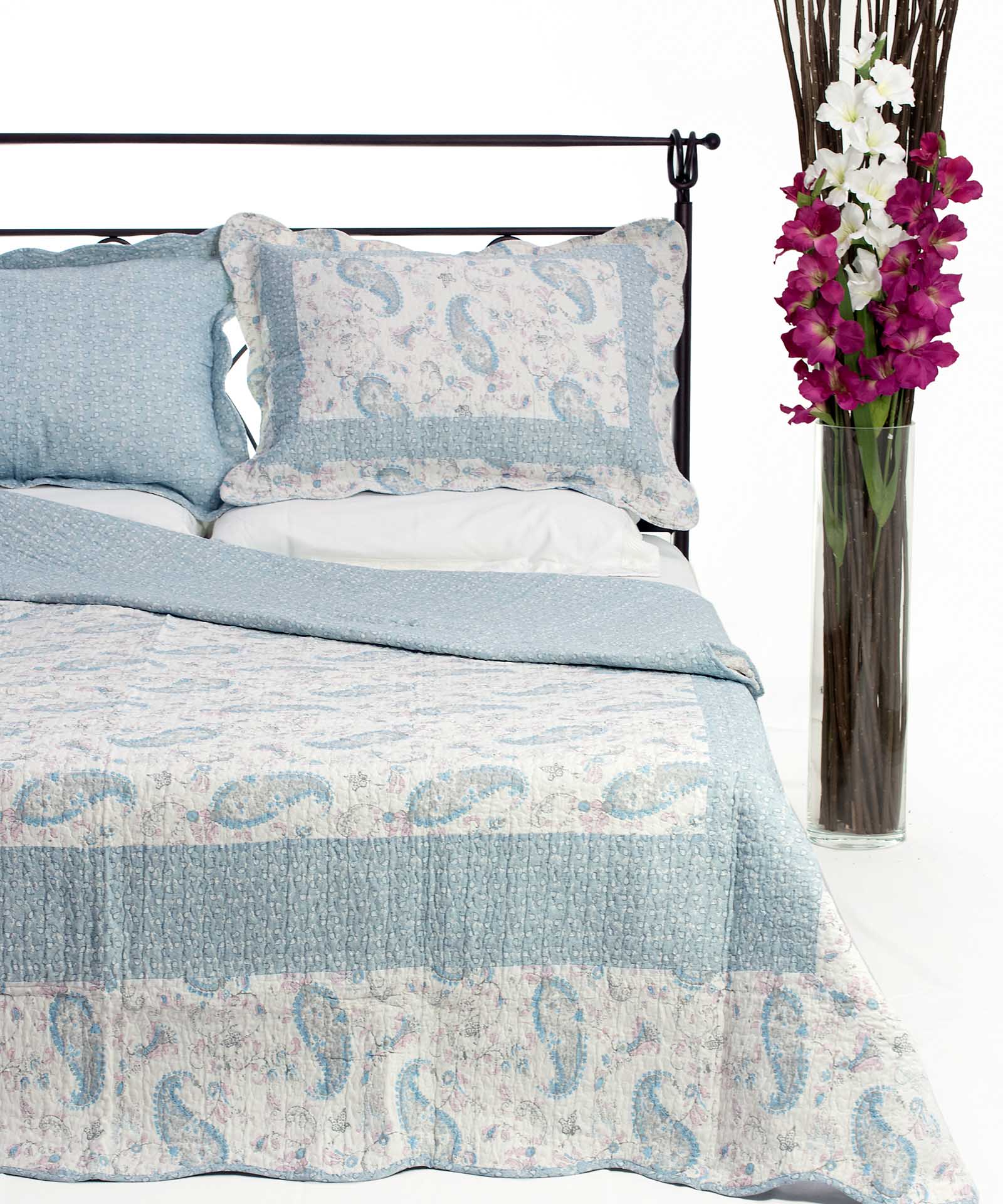 515a ΚΟΥΒΕΡΛΙ σετ (160cm x 220cm + 1 x 50cm x 70cm) 515 SilkFashion - Image 1