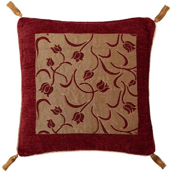 ΜΑΞΙΛΑΡΟΘΗΚΗ (45cm x 45cm) 5178 μπορντώ SilkFashion