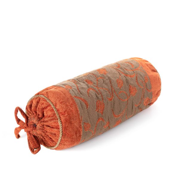 Καραμέλα με γέμιση (40cm x 17cm) 5178 πορτοκαλί SilkFashion