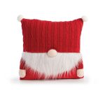 Χριστουγεννιάτικη Μαξιλαροθήκη 40x40 Nef Nef Gnome Beard Red