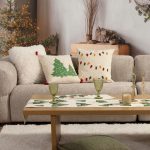 Χριστουγεννιάτικο Runner 33×150 Nef Nef Happy Holiday Beige
