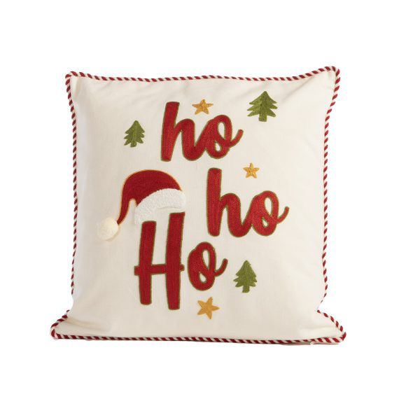 Χριστουγεννιάτικο Μαξιλάρι 45×45 Nef Nef White Christmas Ecru