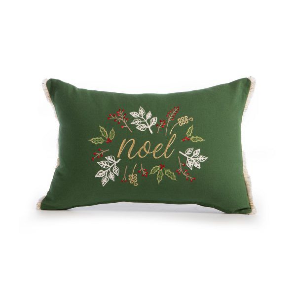 Χριστουγεννιάτικο Μαξιλάρι 30×45 Nef Nef Noel Verde Green-White