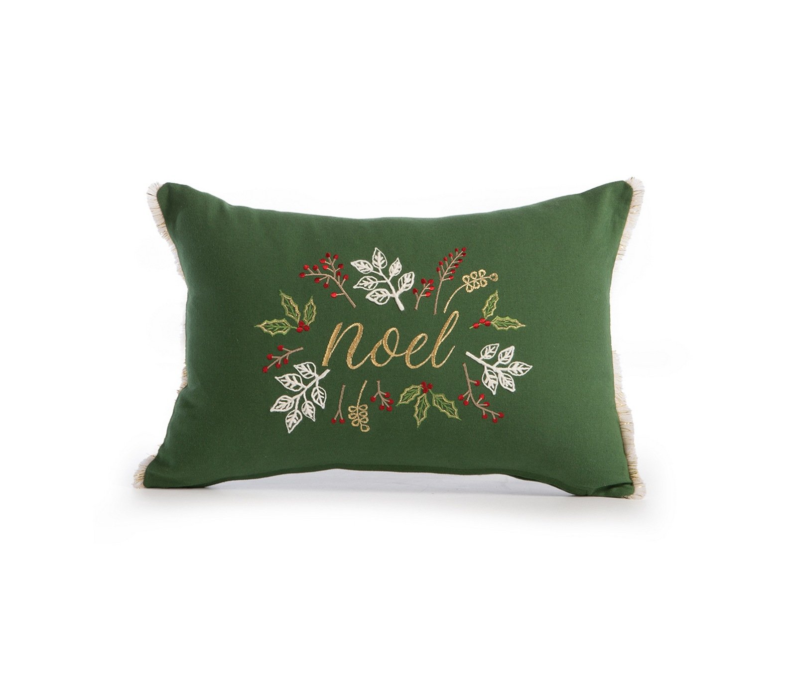 5205495627274 Χριστουγεννιάτικο Μαξιλάρι 30×45 Nef Nef Noel Verde Green-White - Image 1