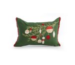 Χριστουγεννιάτικο Μαξιλάρι 30×45 Nef Nef Noel Verde Green-Red