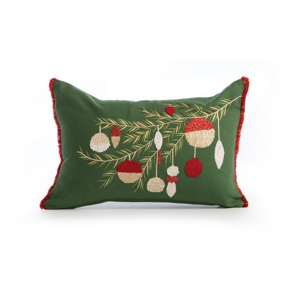 Χριστουγεννιάτικο Μαξιλάρι 30×45 Nef Nef Noel Verde Green-Red