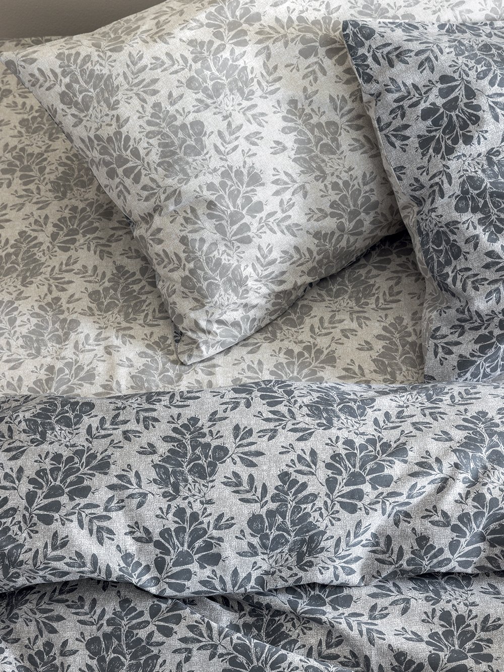 5205857296032_3 Σετ Μονά Σεντόνια Fashion Life 110x200+30 FL6278 Με Λάστιχο Γκρι Palamaiki - Image 1