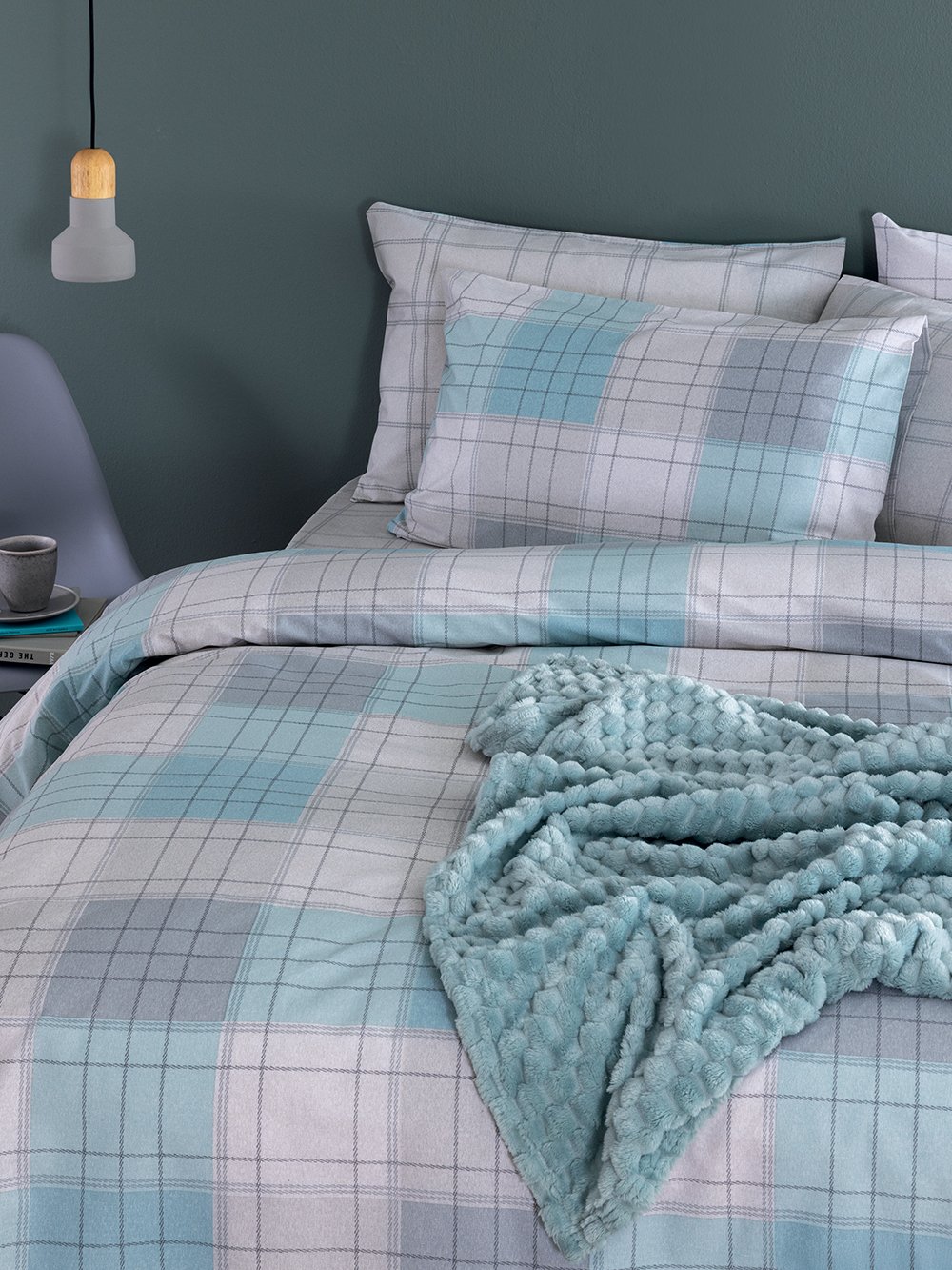 5205857296391_4 Σετ Μονά Σεντόνια Fashion Life 110x200+30 FL6282 Με Λάστιχο Εμπριμέ Palamaiki - Image 1