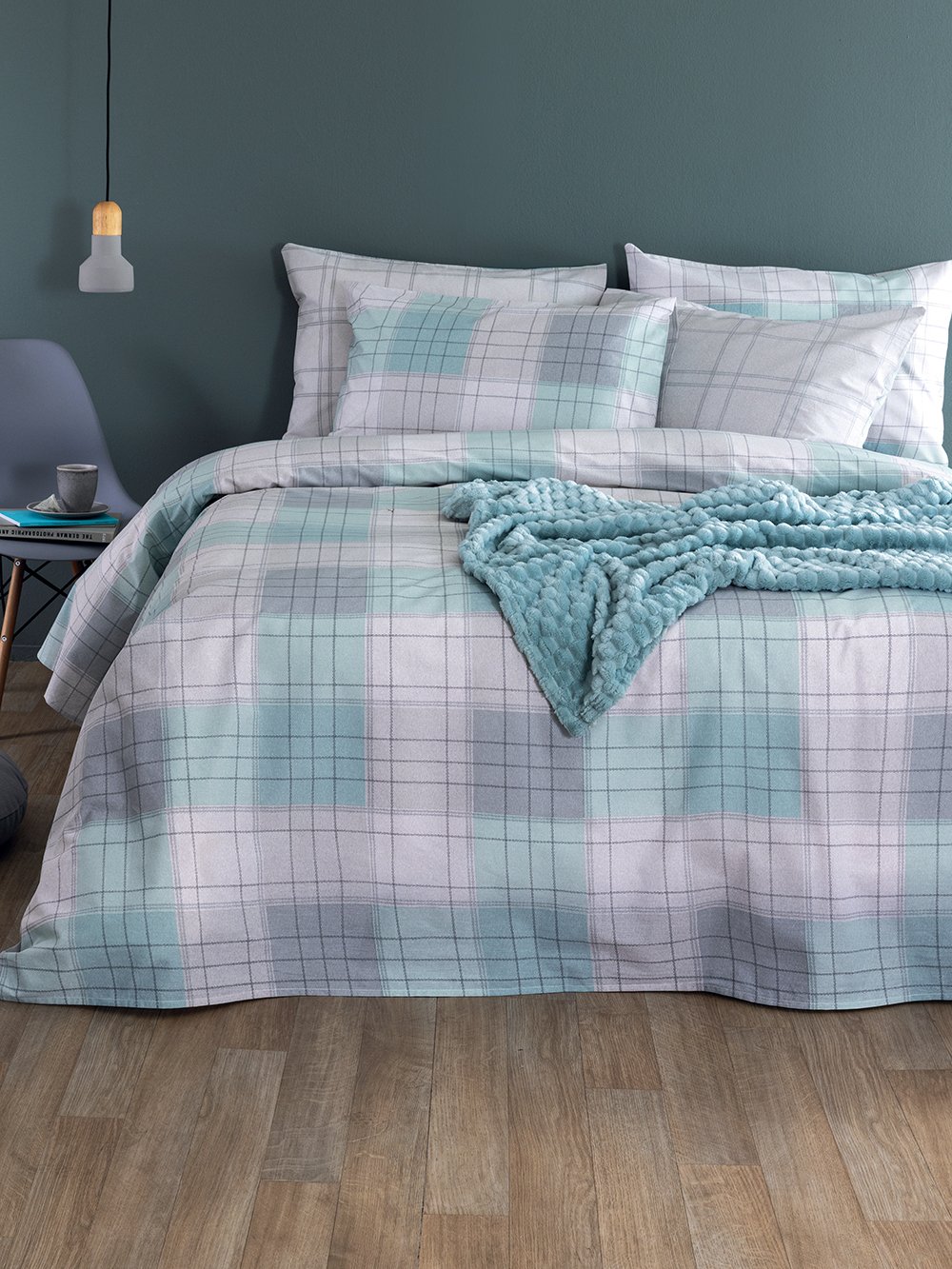 5205857296421_4 Σετ Υπέρδιπλα Σεντόνια Fashion Life 170x200+30 FL6282 Με Λάστιχο Εμπριμέ Palamaiki - Image 1