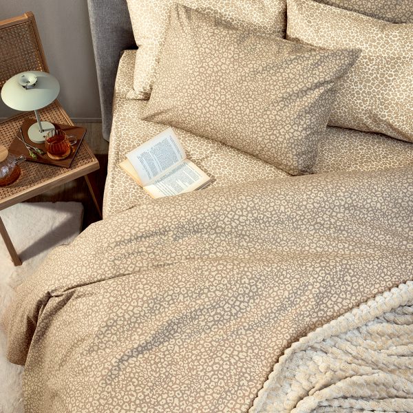 Σετ Μονά Σεντόνια Fashion Life 110x200+30 FL6284 Με Λάστιχο Κίτρινο Palamaiki