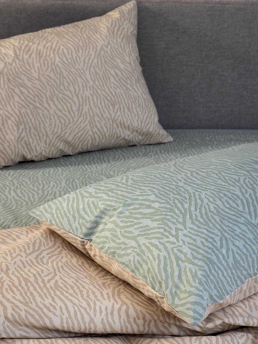 5205857296803_4 Ζεύγος Μαξιλαροθήκες Fashion Life 52x72 FL6286 Μπεζ Palamaiki - Image 1