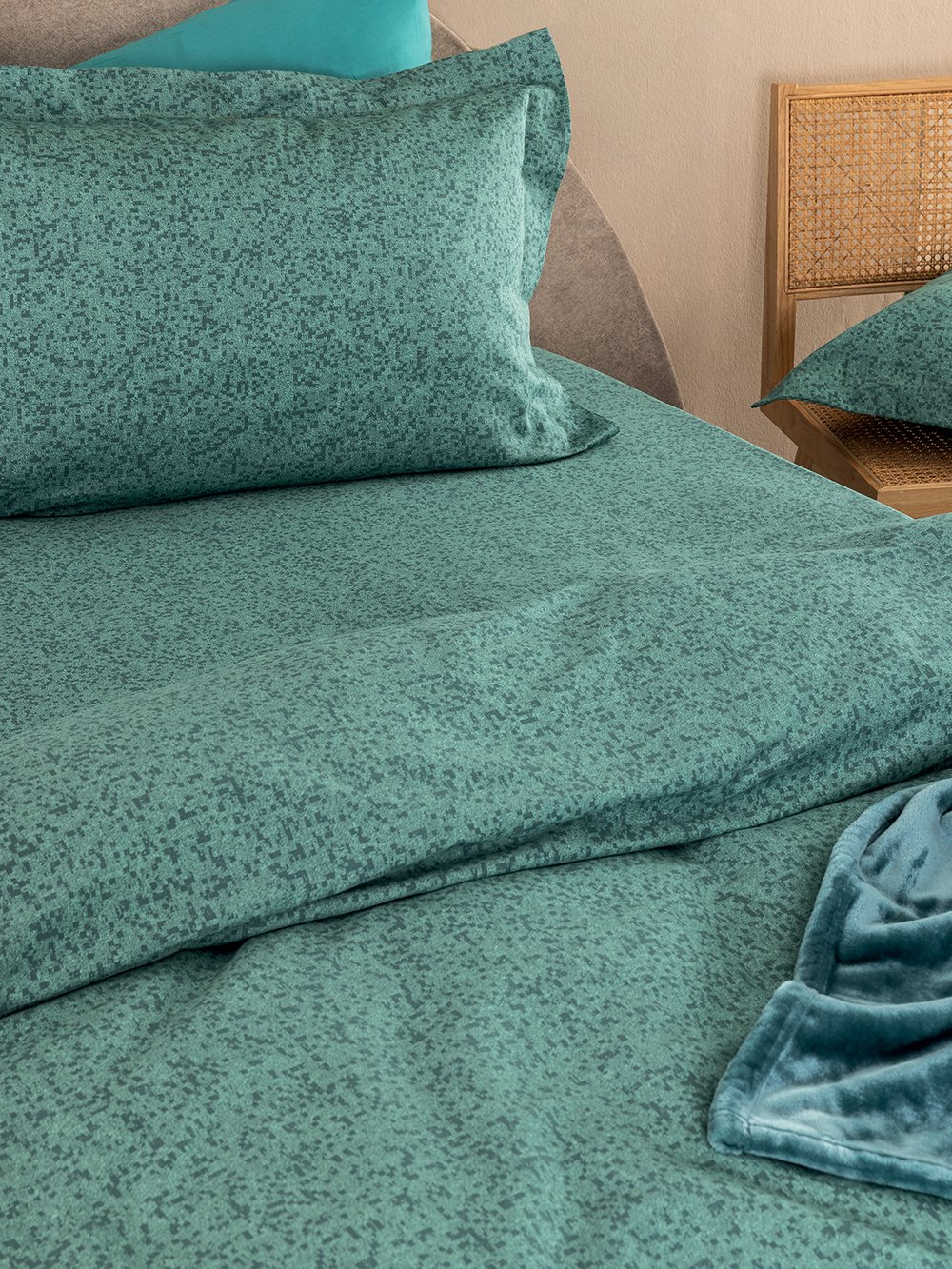 5205857301064_3 Σετ Μονά Σεντόνια Ivy 170x270 IS810 Πράσινο Palamaiki - Image 1