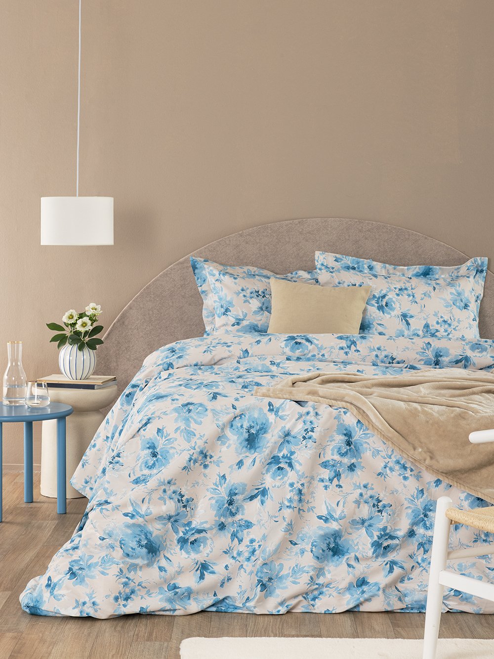 5205857301187_4 Σετ King Size Σεντόνια Ivy 285x270 IS812 Γαλάζιο Palamaiki - Image 1