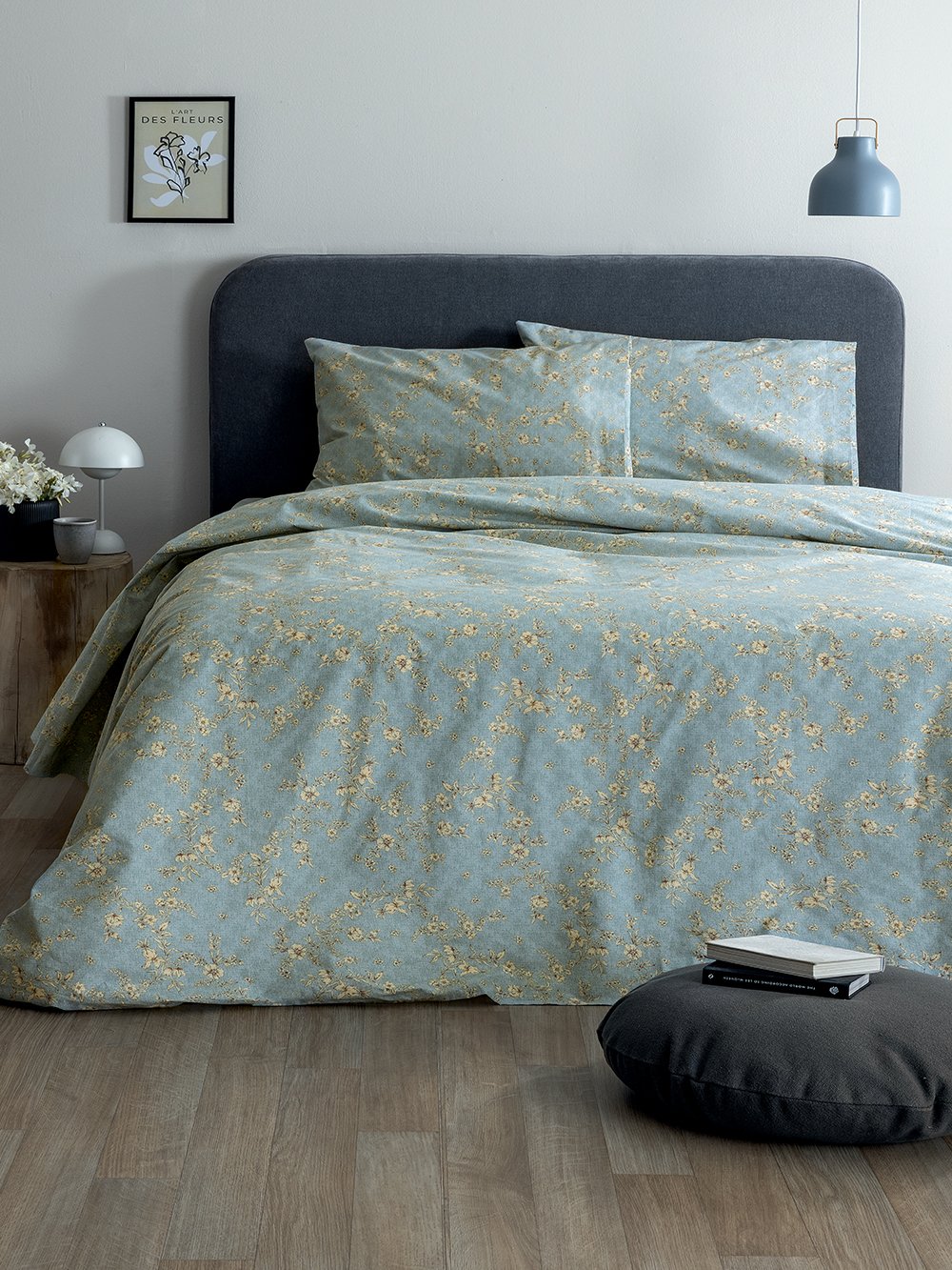 5205857301569_2 Σετ King Size Σεντόνια Fashion Life 280x265 FL6291 Γαλάζιο Palamaiki - Image 1