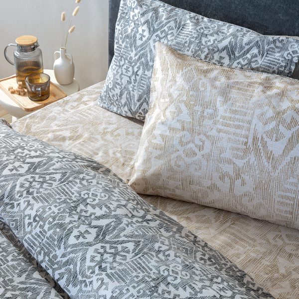 Σετ Μονά Σεντόνια Fashion Life 170x260 FL6292 Χωρίς Λάστιχο Εμπριμέ Palamaiki