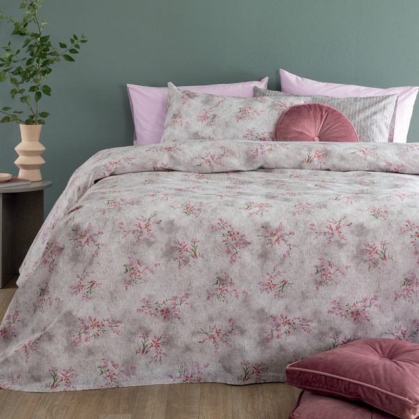 Σετ Παπλωματοθήκη Υπέρδιπλη Fashion Life 240x250 FL6293 Εμπριμέ Palamaiki