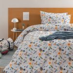 Σετ Μονά Σεντόνια My Kingdom 170x260 MK770 Χωρίς Λάστιχο  Palamaiki