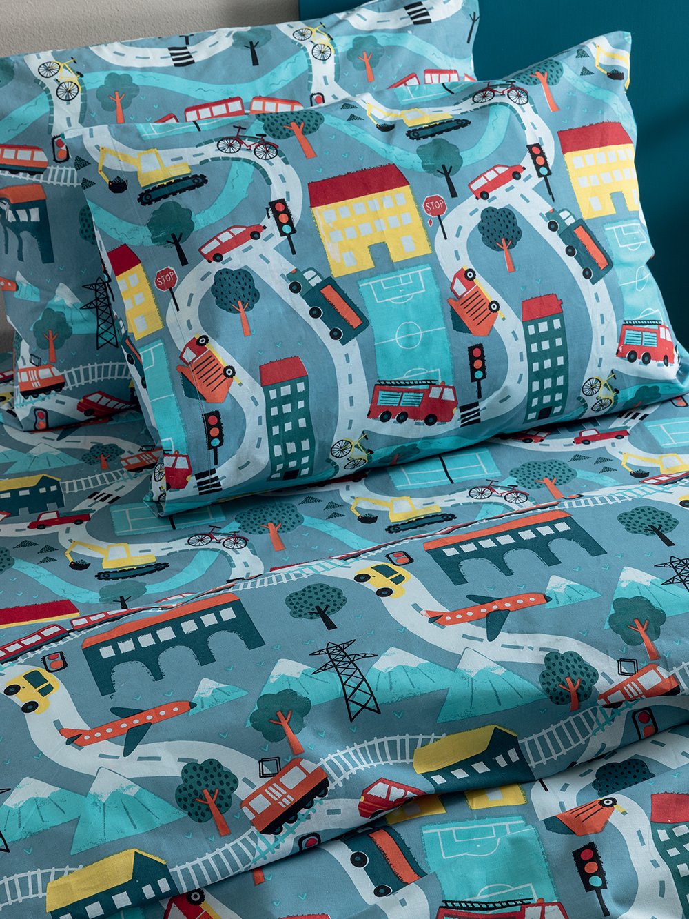 5205857301880_6 Ζεύγος Μαξιλαροθήκες My Kingdom 52x72 MK771 Palamaiki - Image 1