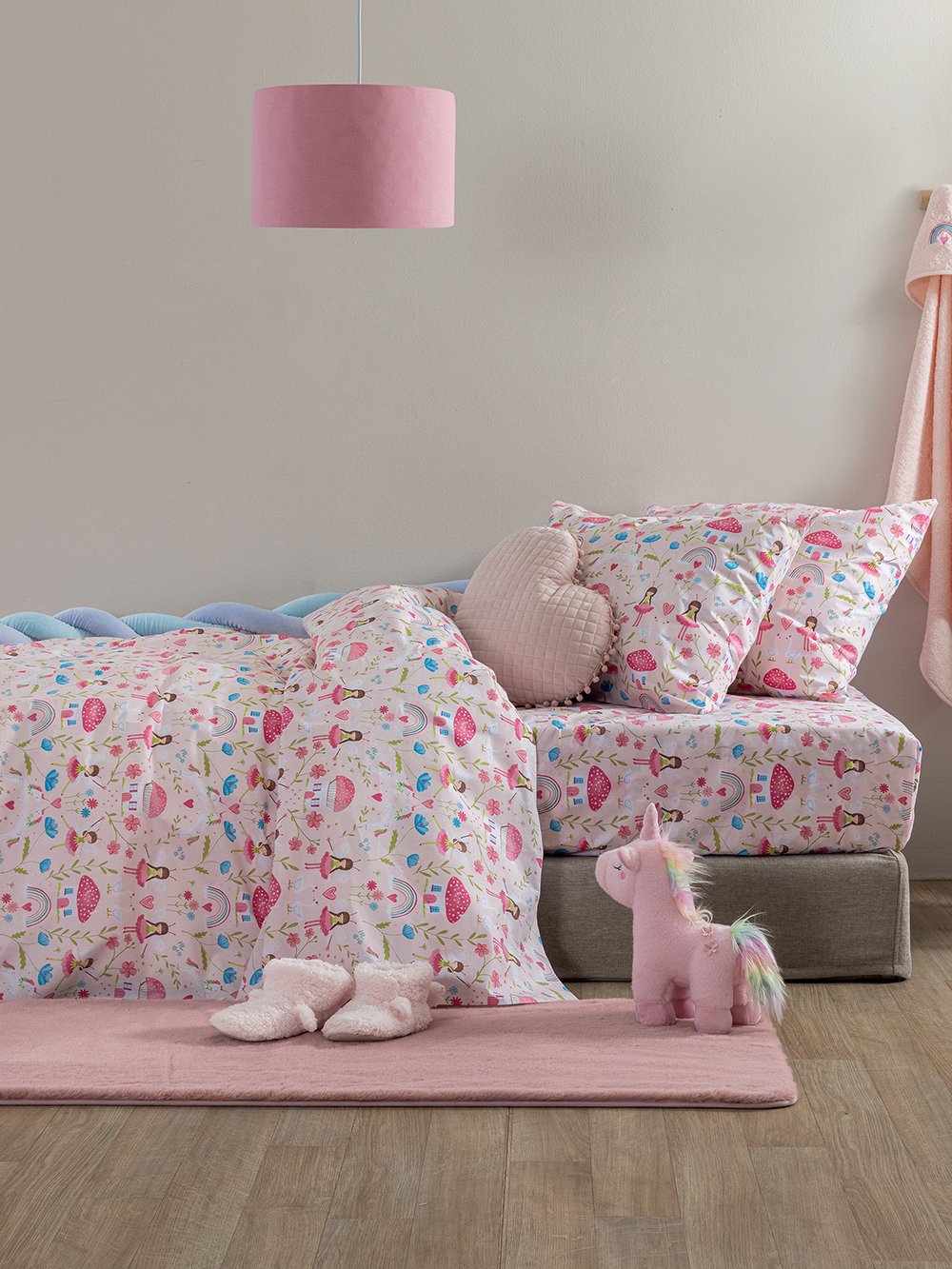 5205857301927_2 Σετ Μονά Σεντόνια My Kingdom 170x260 MK772 Χωρίς Λάστιχο Palamaiki - Image 1