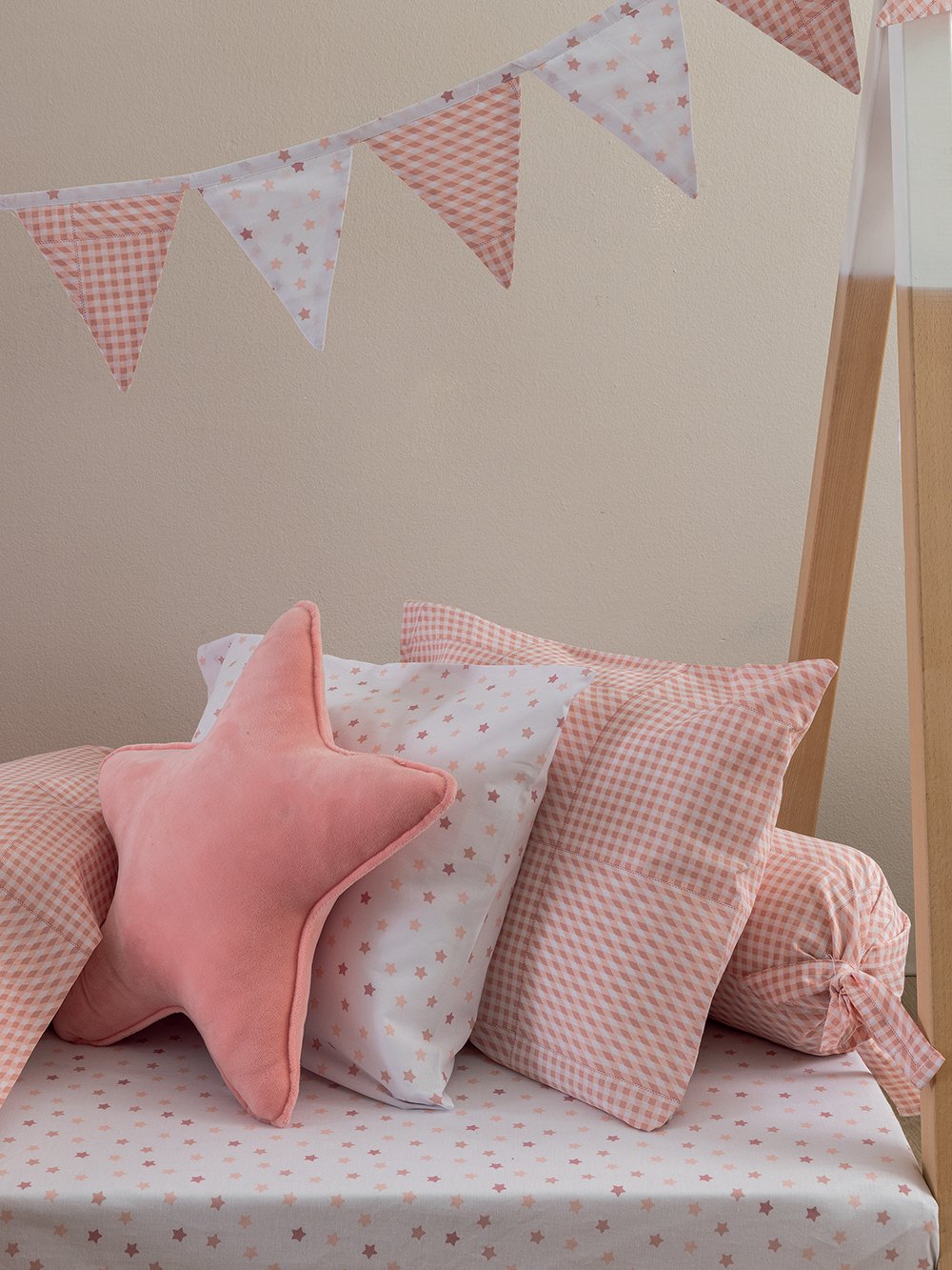 5205857302719_3 Σεντόνι Κούνιας 70x140+20 BB101 ROSE Με Λάστιχο Μπλε Palamaiki - Image 1