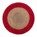 Σουπλά γιούτα (38cm) natural/red SilkFashion