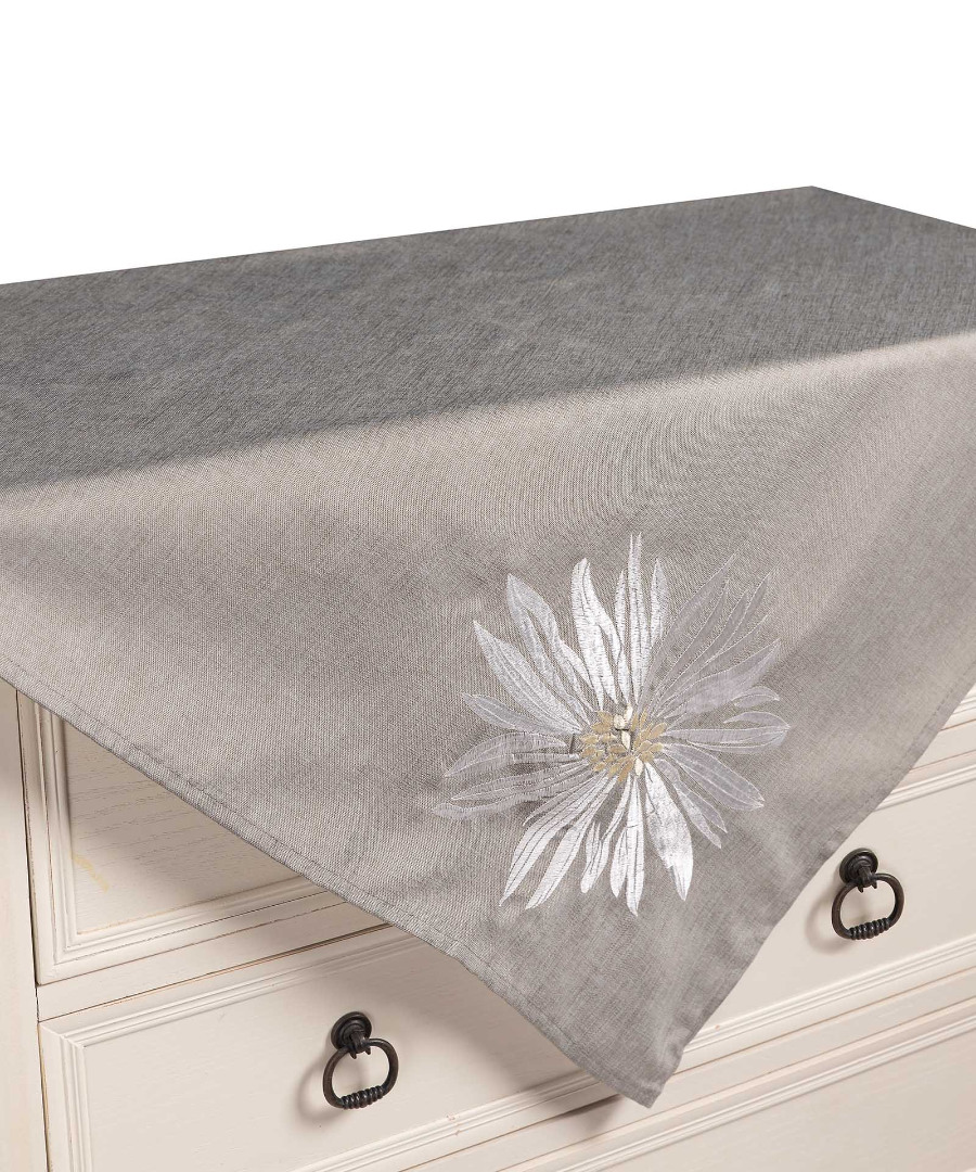 5227gkrib-1 Καρέ 5227 (85cm x 85cm) γκρί SilkFashion - Image 1