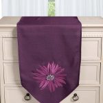 Τραβέρσα 5227 (45cm x 170cm) μώβ SilkFashion