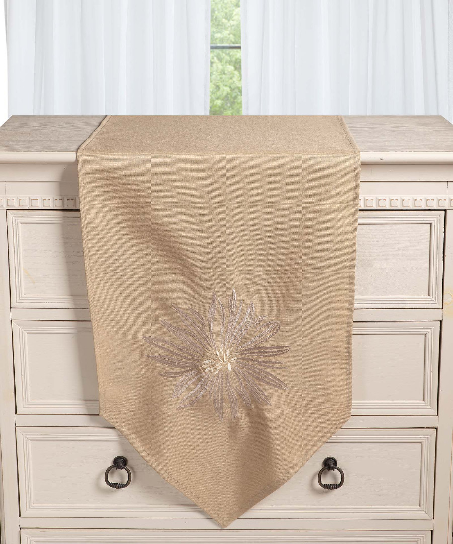 5227mpez Τραβέρσα 5227 (45cm x 170cm) μπέζ SilkFashion - Image 1