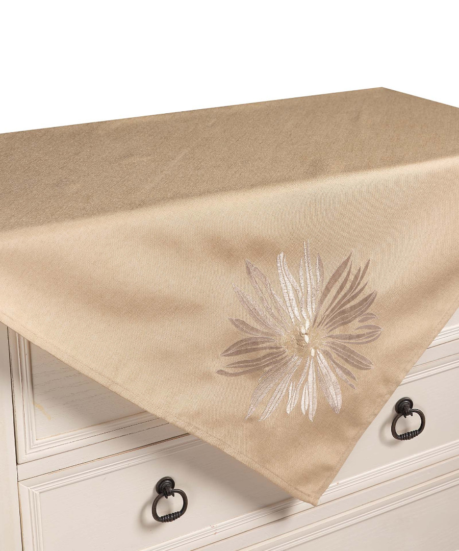 5227mpezb-1 Καρέ 5227 (85cm x 85cm) μπέζ SilkFashion - Image 1