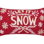 Χριστουγεννιάτικη μαξιλαροθήκη HP52516X(35cm x 60cm) κόκκινη SilkFashion