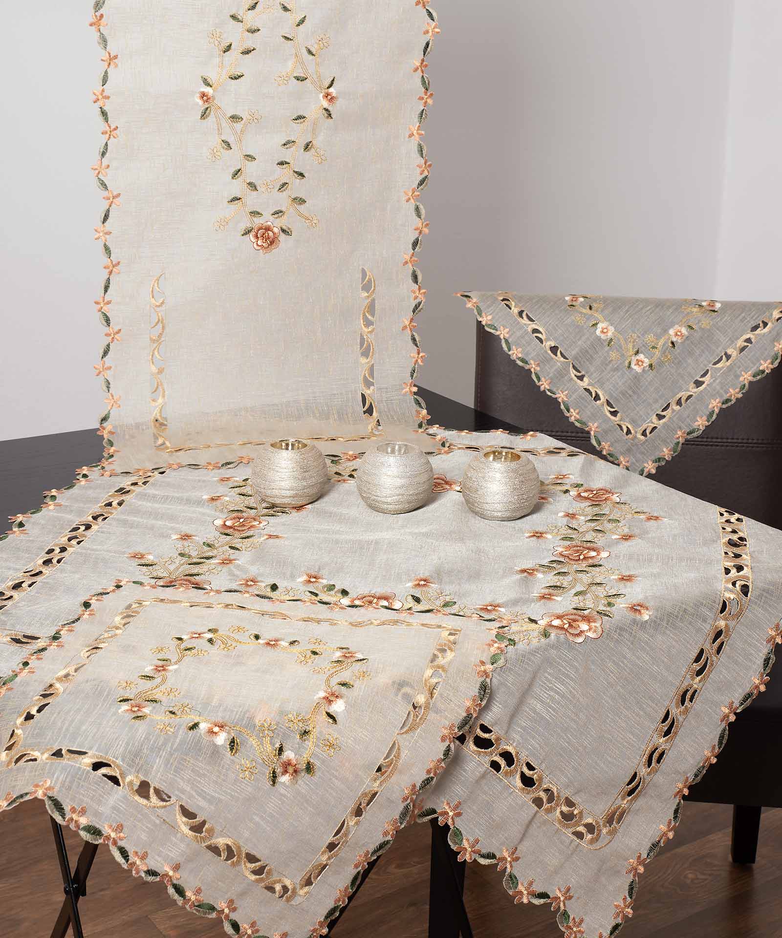 5336-3 Σετ 7 τεμαχίων ((90cm x 90cm 40cm x 110cm 2x60cm x 60cm 2x 40cm x 40cm 140cm x 140cm) 5336 SilkFashion - Image 1