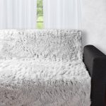 Διακοσμητικό μαλλιαρό ριχτάρι 5336 (145cm x 195cm) δίχρωμο/γκρί βάση SilkFashion