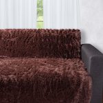 Διακοσμητικό μαλλιαρό ριχτάρι 5336 (145cm x 195cm) καφέ SilkFashion