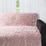 Διακοσμητικό μαλλιαρό ριχτάρι 5336 (145cm x 195cm) πούδρα SilkFashion