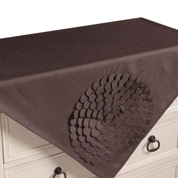 Καρέ 538 (85cm x 85cm) καφέ SilkFashion