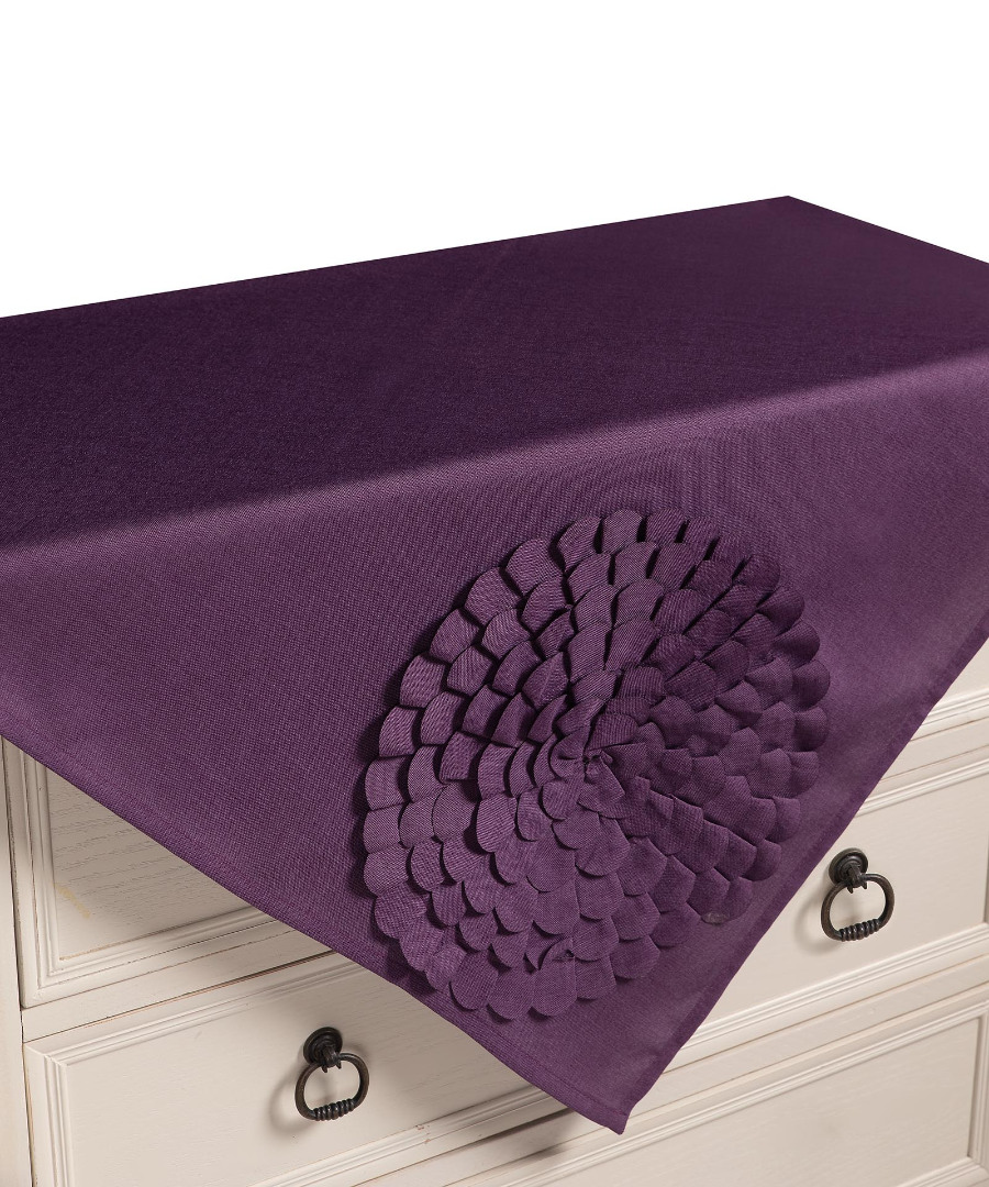 538mov-1 Καρέ 538 (85cm x 85cm) μώβ SilkFashion - Image 1