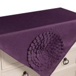 Τραπεζοκαρέ 538 (130cm x 130cm) μώβ SilkFashion