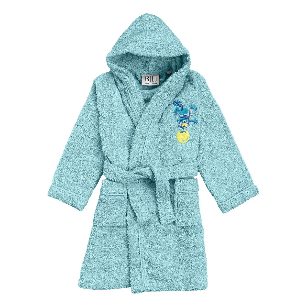 5417 Beauty Home Μπουρνούζι βρεφικό-παιδικό Art 5417 3-4 ετών Σιελ - Image 1