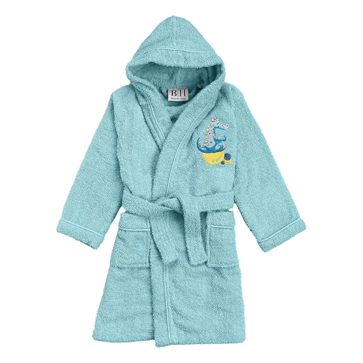 5418 Beauty Home Μπουρνούζι βρεφικό-παιδικό Art 5418 3-4 ετών Σιελ - Image 1