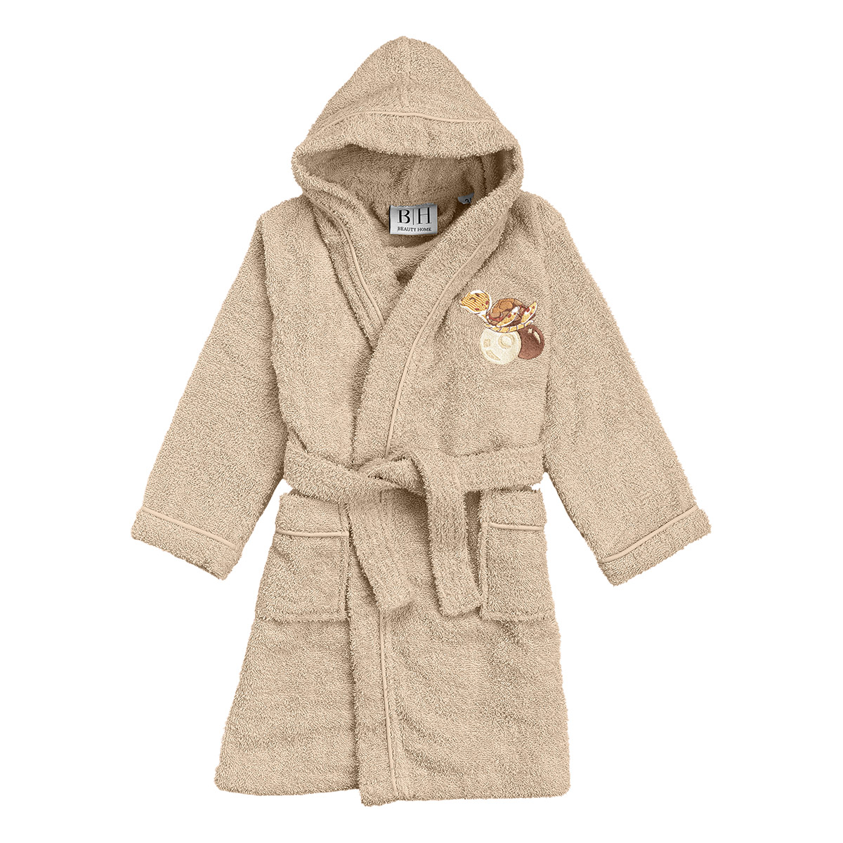 5425 Beauty Home Μπουρνούζι βρεφικό-παιδικό Art 5425 3-4 ετών Μπεζ - Image 1