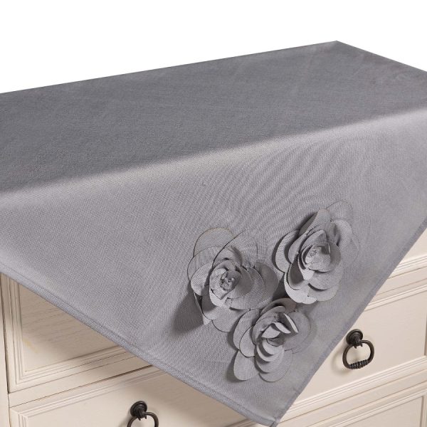 Καρέ 558 (85cm x 85cm) γκρί SilkFashion