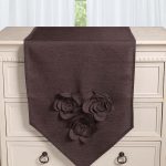 Τραβέρσα 558 (45cm x 170cm) καφέ SilkFashion