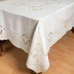 Τραπεζομάντηλο μηχανής 563 (165cm x 220cm) Μπέζ SilkFashion