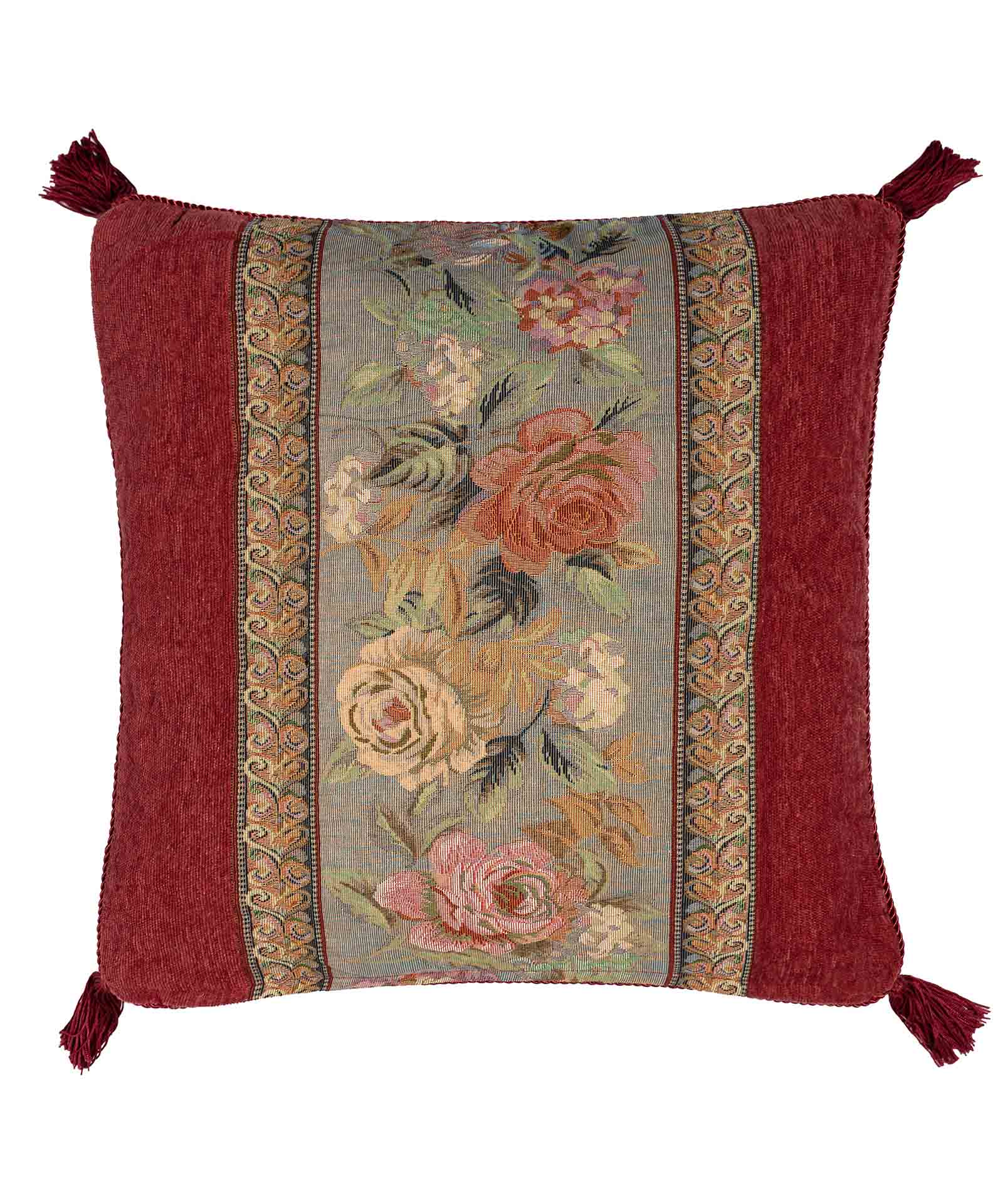 572bornto ΜΑΞΙΛΑΡΟΘΗΚΗ (45cm x 45cm) 572 μπορντώ SilkFashion - Image 1