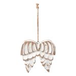 Beauty Home Ξύλινο Φτερά Αγγέλου  Αντικέ 13 cm