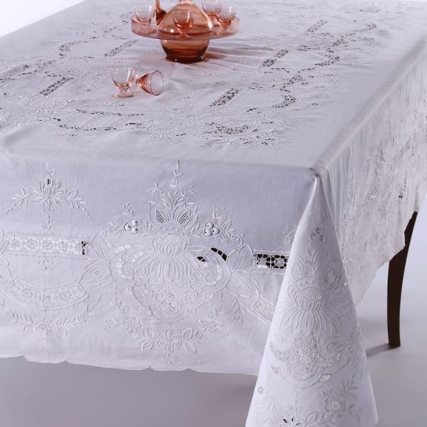 Χειροποίητο τραπεζομάντηλο 6011 (170cm x 270cm) SilkFashion